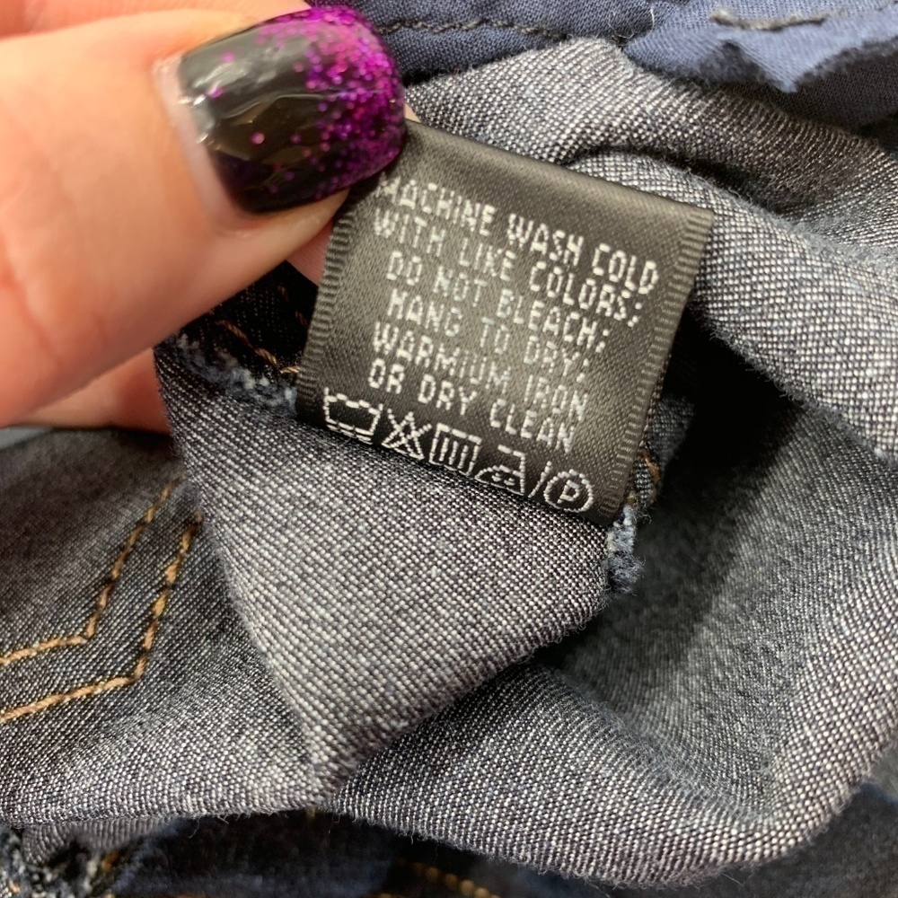 Lafayette 148 New York Dark Wash Skinny Jeans - Picture 5 of 5